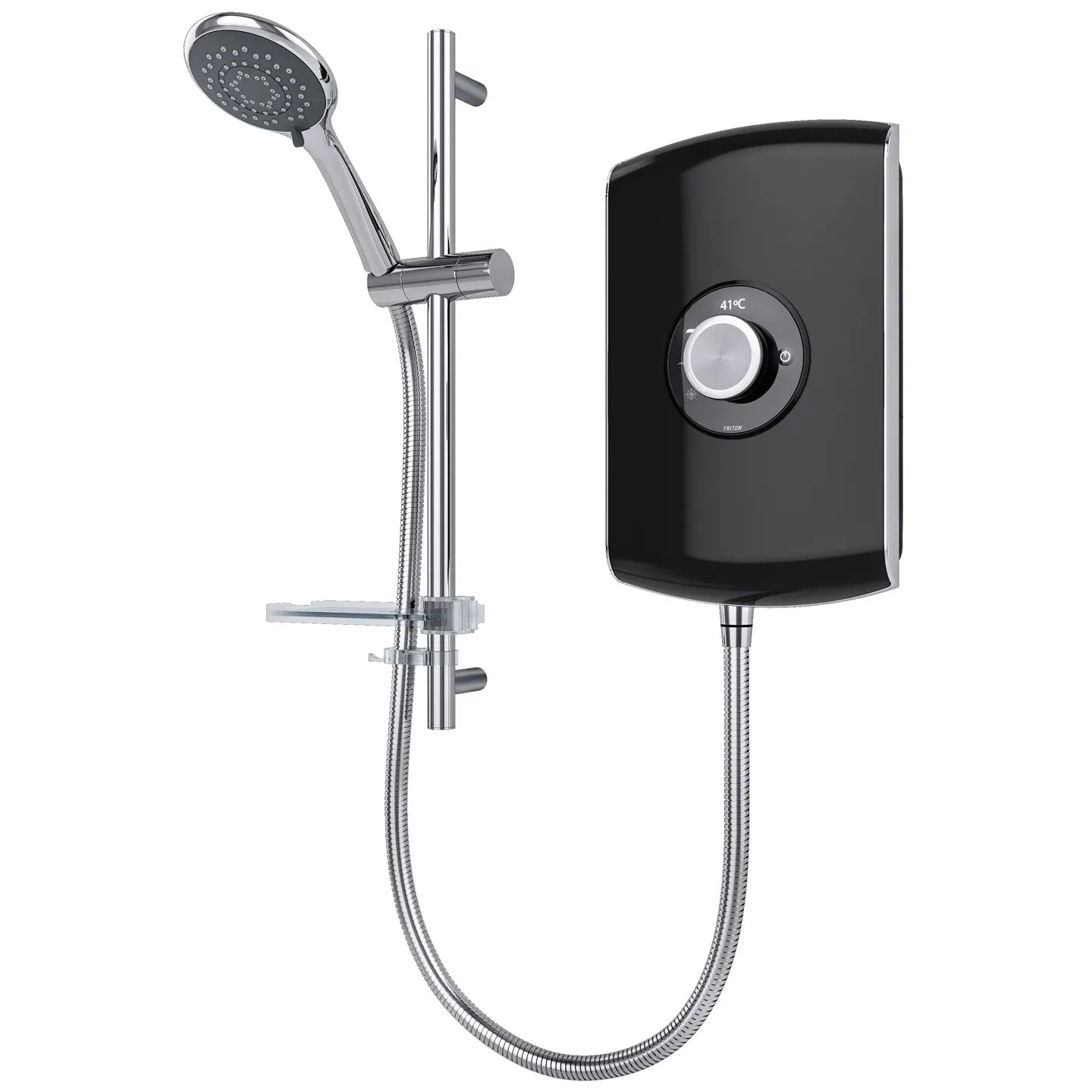 Triton Amore Touch Control Electric Shower with Slide Rail Kit