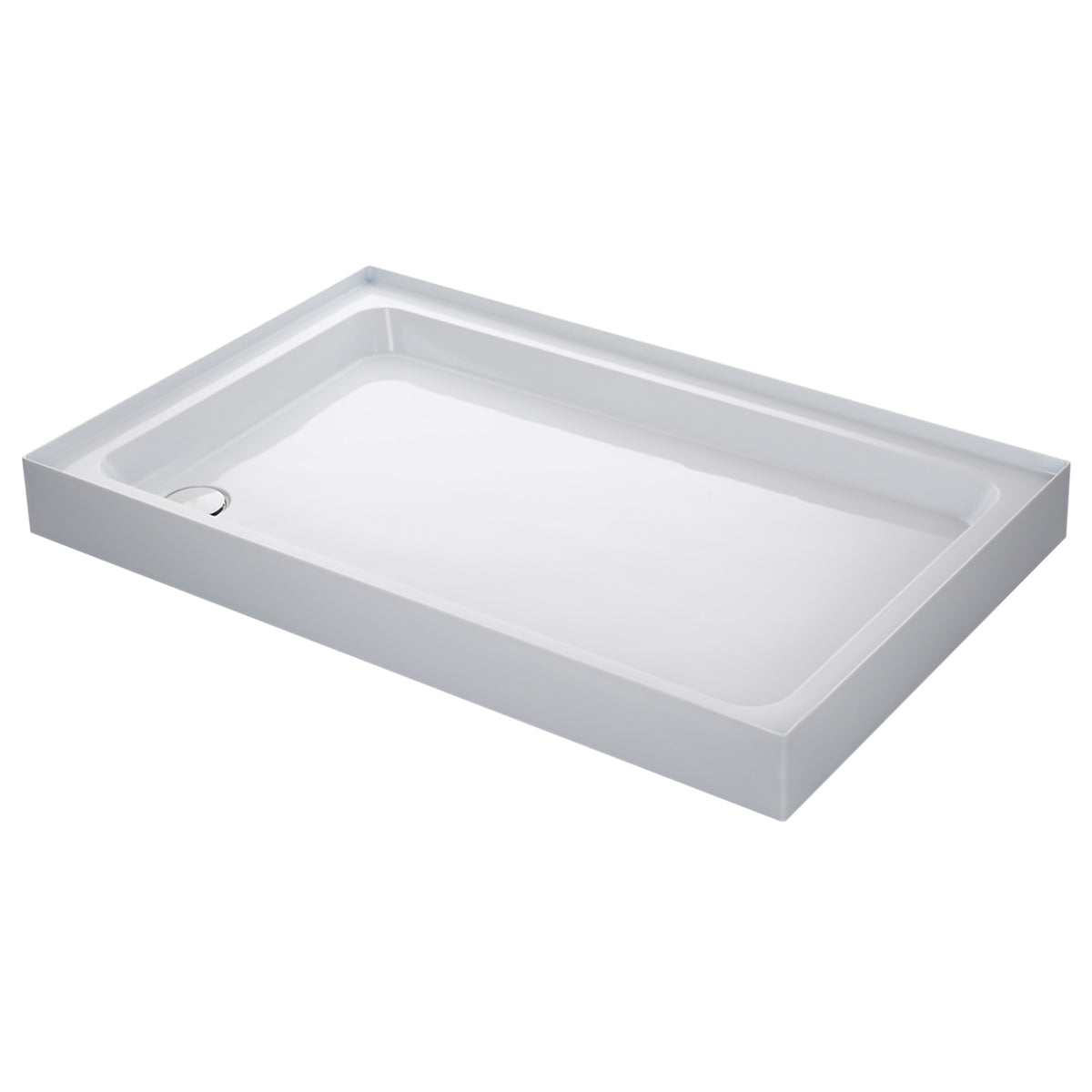 Mira Flight 4 Up-Stand Rectangular Shower Tray with Waste - ABS Acrylic Capped Stone Resin