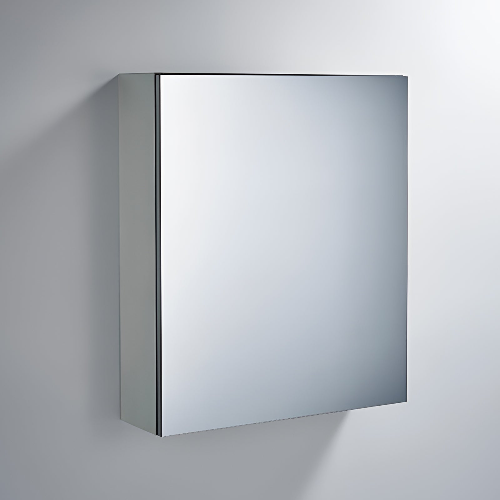 Ideal Standard Wall Hung Aluminium Mirrored Door Cabinet - Tuskan Tiles