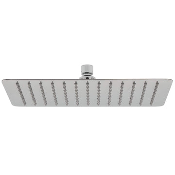 Vado Aquablade Slimline Rectangular Fixed Chrome Shower Head 200 x 300mm - Single Spray Mode