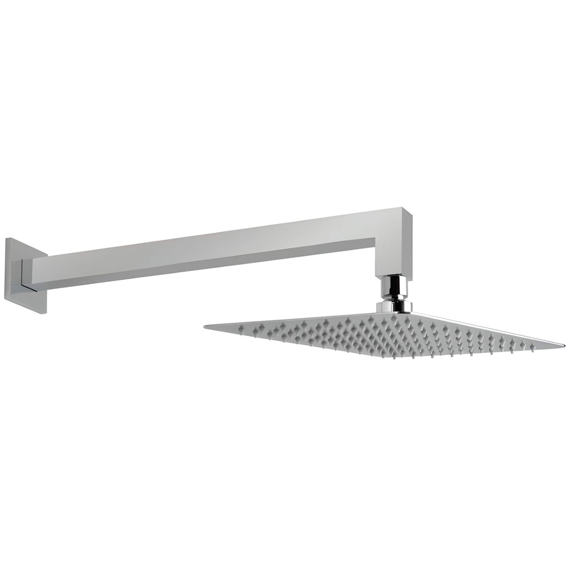 Vado Aquablade Slimline Rectangular Fixed Chrome Shower Head 200 x 300mm - Single Spray Mode