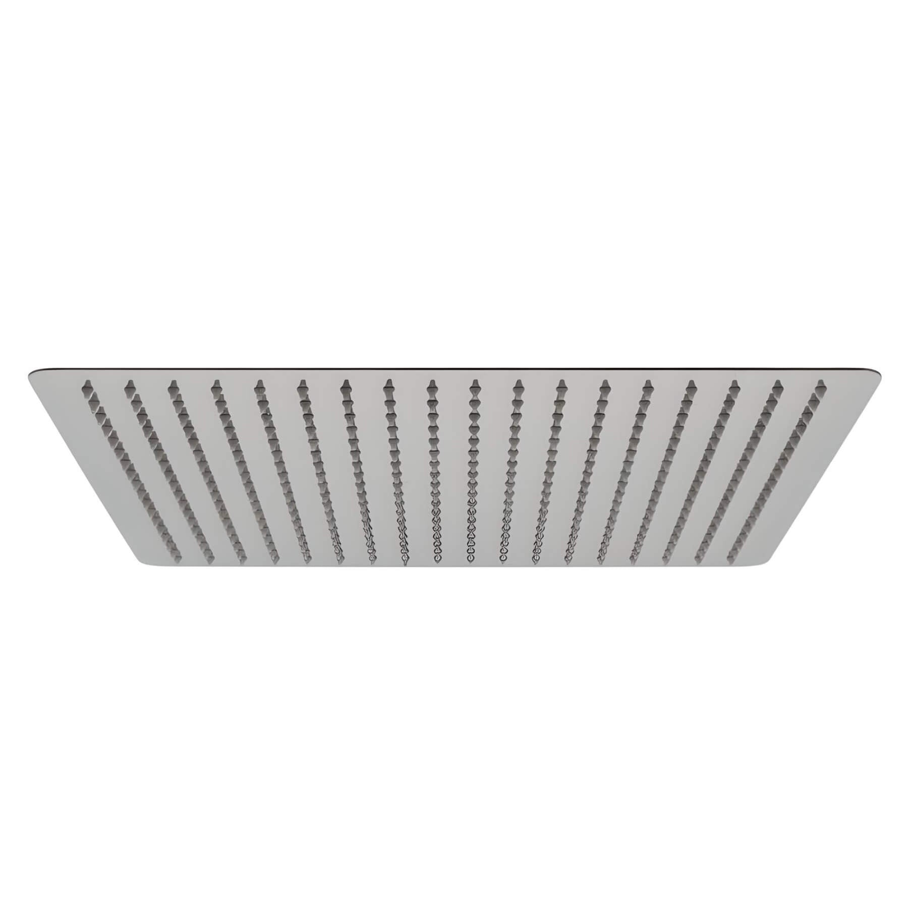 Vado Aquablade Chrome Slimline Square Shower Head - Rain Spray - Fixed