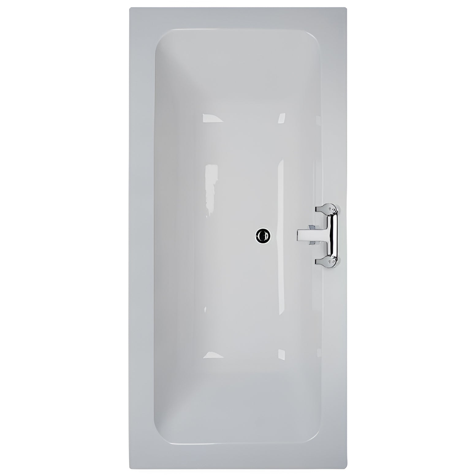 Ideal Standard Tempo Cube 1700 x 800mm White Double Ended Idealform Plus Bath