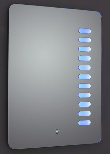 Frontline Kinsale Rectangular Frontlit LED Mirror with Demister Pad - 500 x 700mm