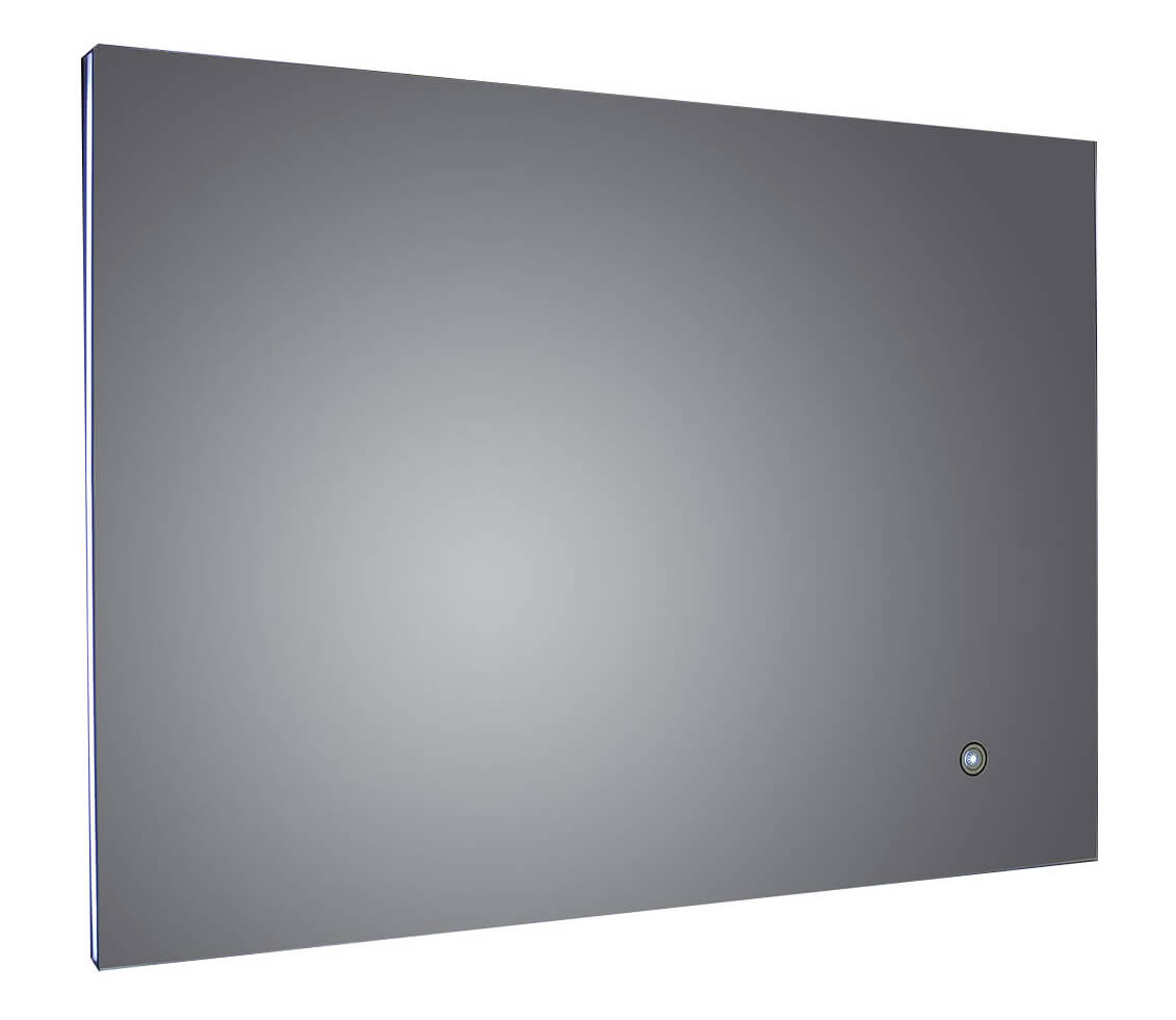Frontline Lumiere Rectangular LED Backlit Mirror with Touch Sensor And Demister Pad - 700 x 500