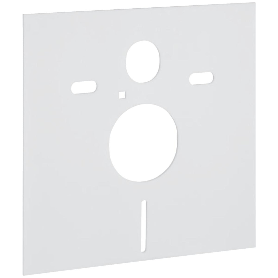 Tuskan Tiles Geberit acoustic insulation set for wall hung WC and bidet, showing installation components and materials.