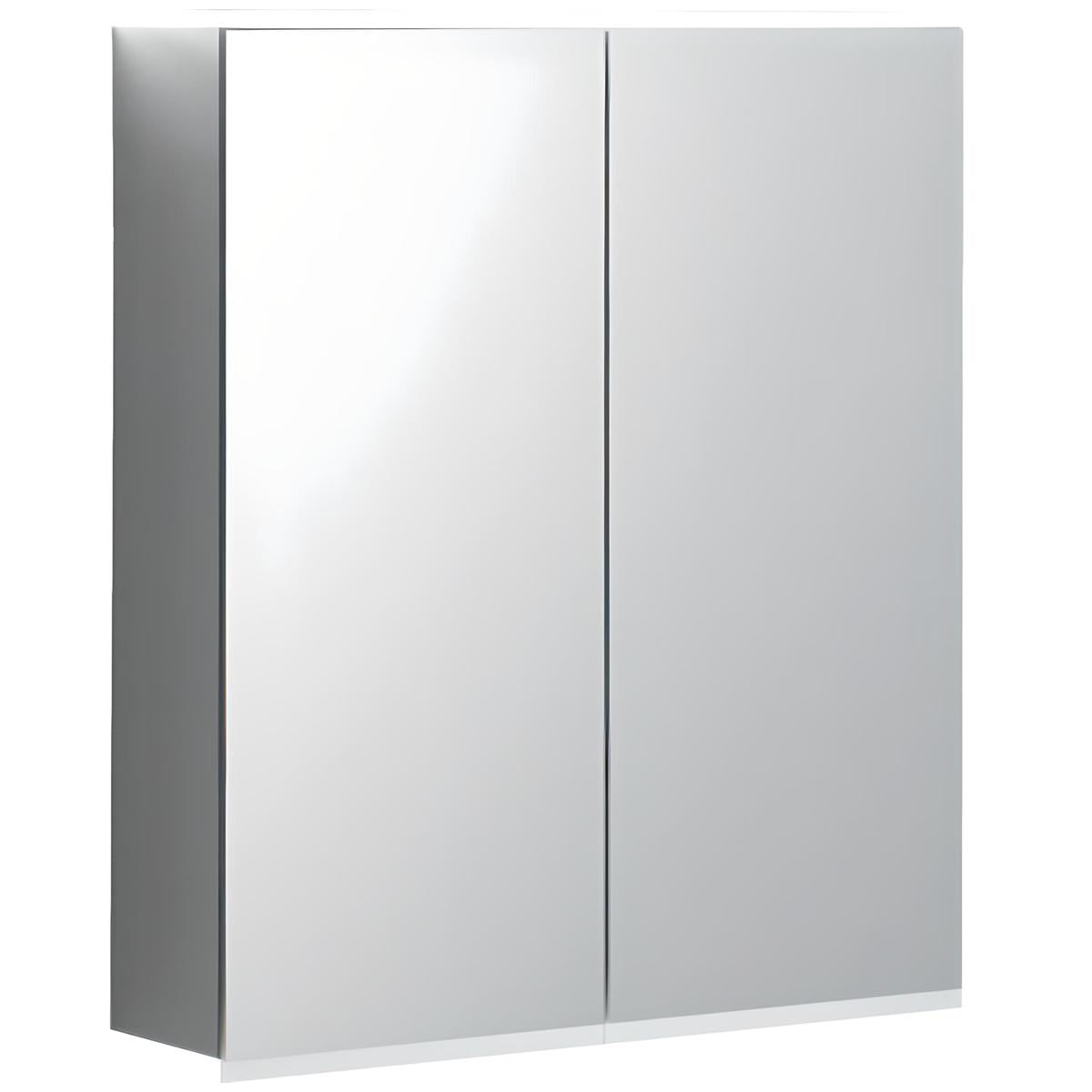 Geberit Option-Plus Mirror Cabinet with LED Light - 2 Door - 600 x 172mm - Tuskan Tiles