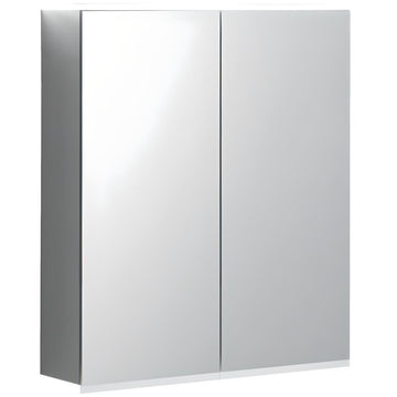 Geberit Option-Plus Mirror Cabinet with LED Light - 2 Door - 600 x 172mm - Tuskan Tiles