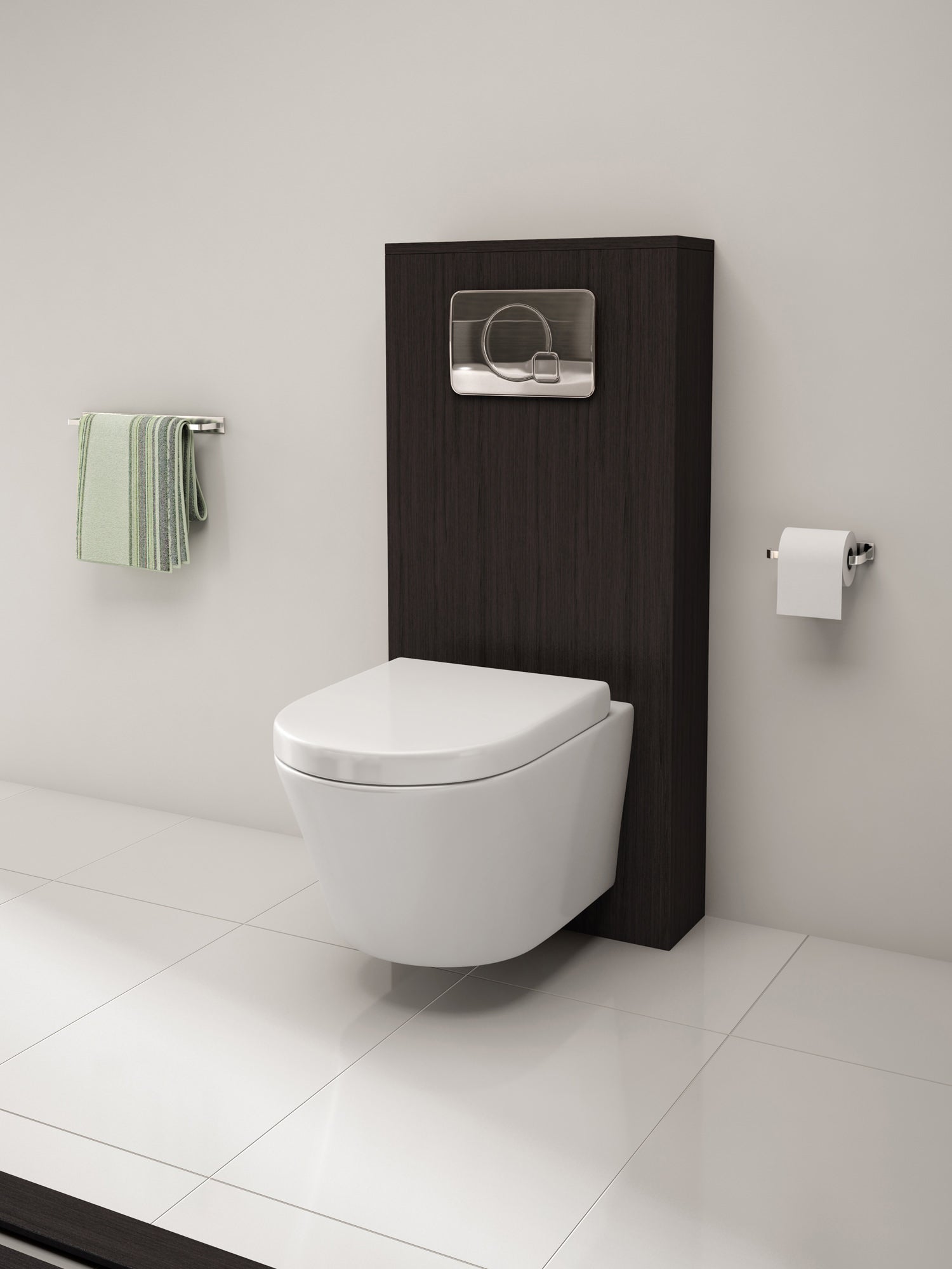 White wall-hung WC pan by IMEX Arco, 360x520mm, with fixing, designed for modern bathroom installation.