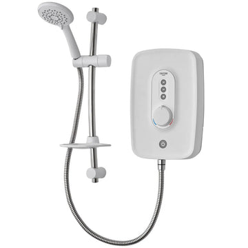 Triton Danzi Contemporary Electric Shower with Slide Rail Kit - White or Black