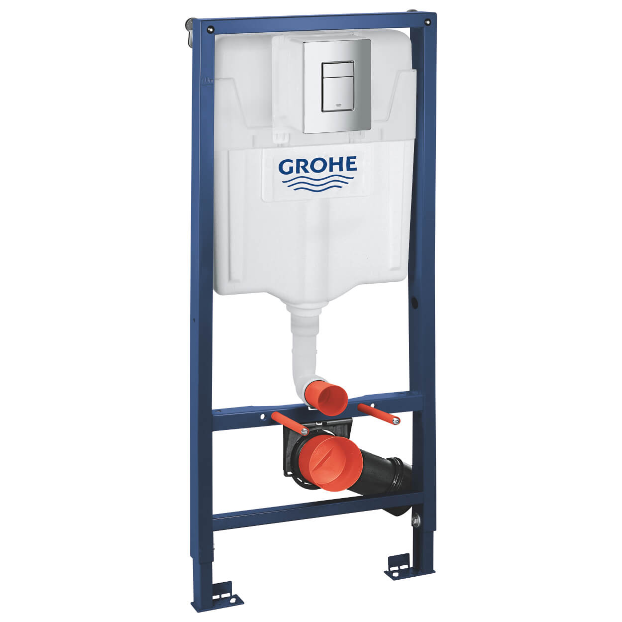 Grohe Rapid SL 3-in-1 WC Frame Set with Skate Cosmopolitan Flush Plate and Cistern