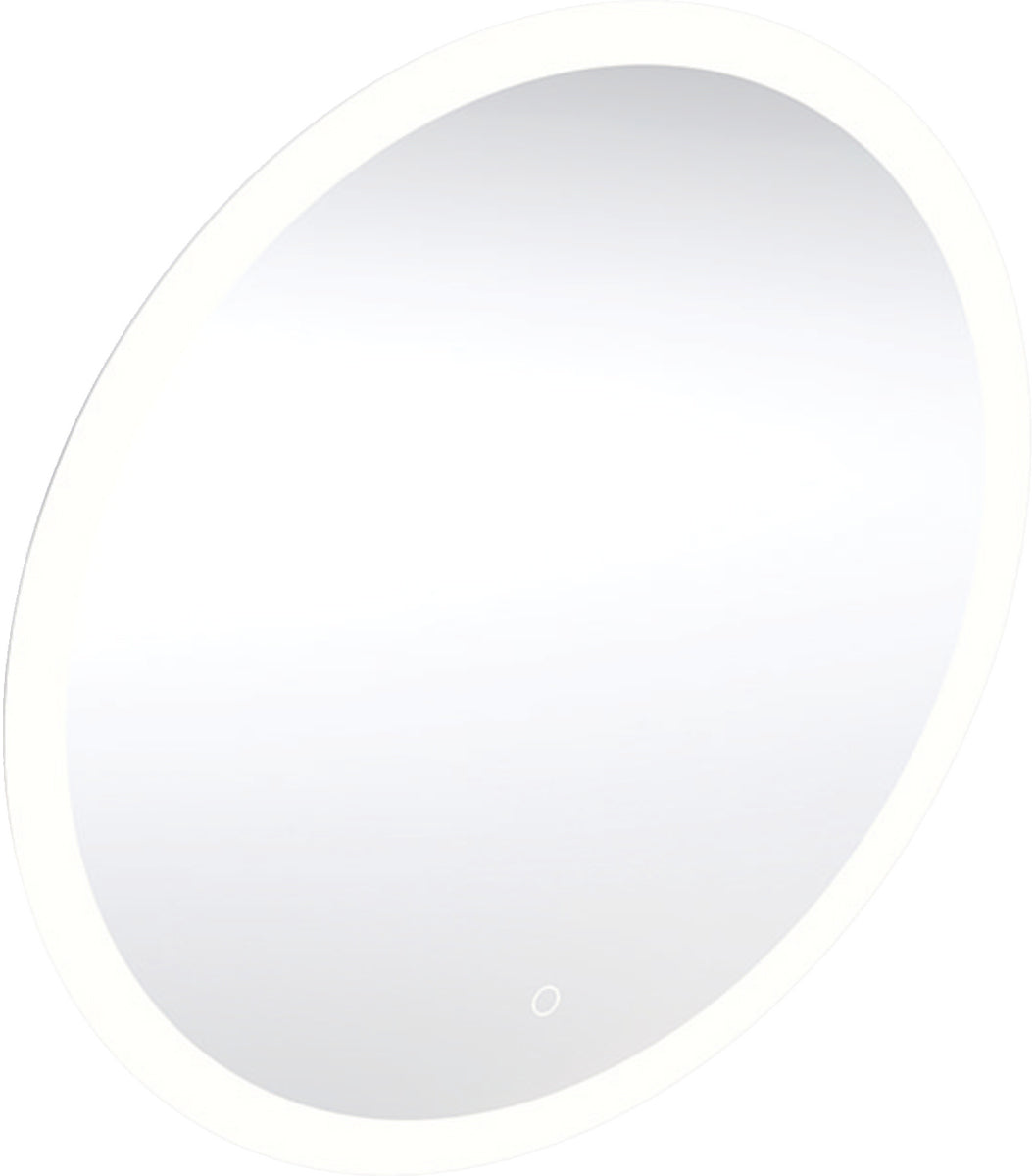 Geberit Option Round Backlit Illuminated LED Mirror With Direct And Indirect Lighting