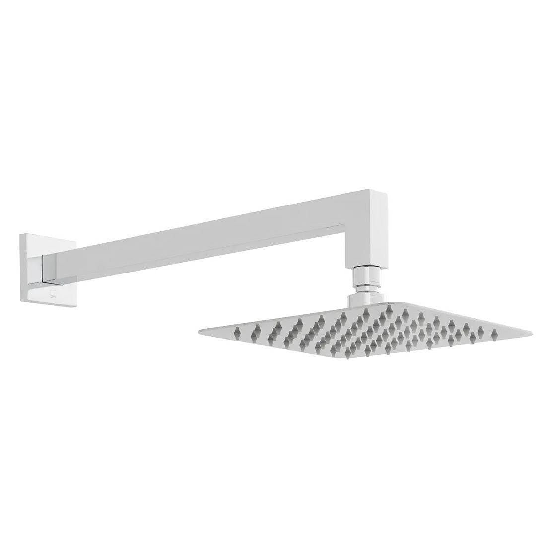 Vado Aquablade Square Fixed Rain Shower Head with Arm - Chrome