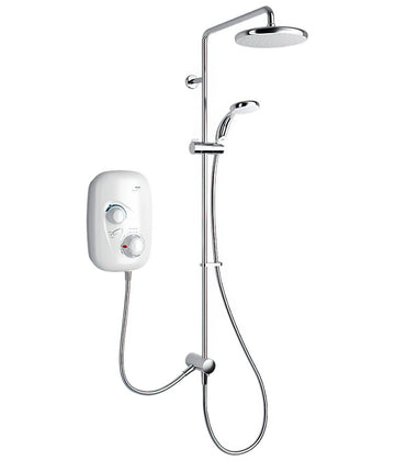 Mira Event XS Dual Outlet Chrome Thermostatic Power Shower