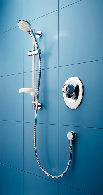Ideal Standard CTV Chrome Built-In Thermostatic Shower Mixer Valve with Slide Rail Kit