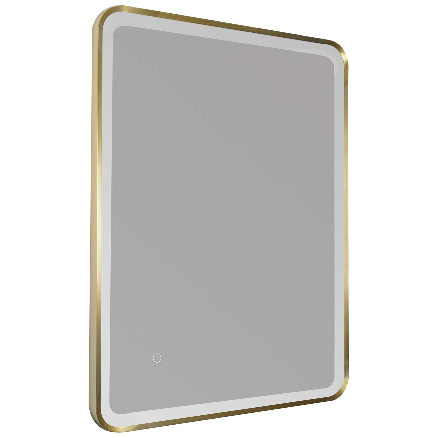 JTP HIX Rectangular Borderlit LED Mirror with Demister Pad - 600 x 800mm