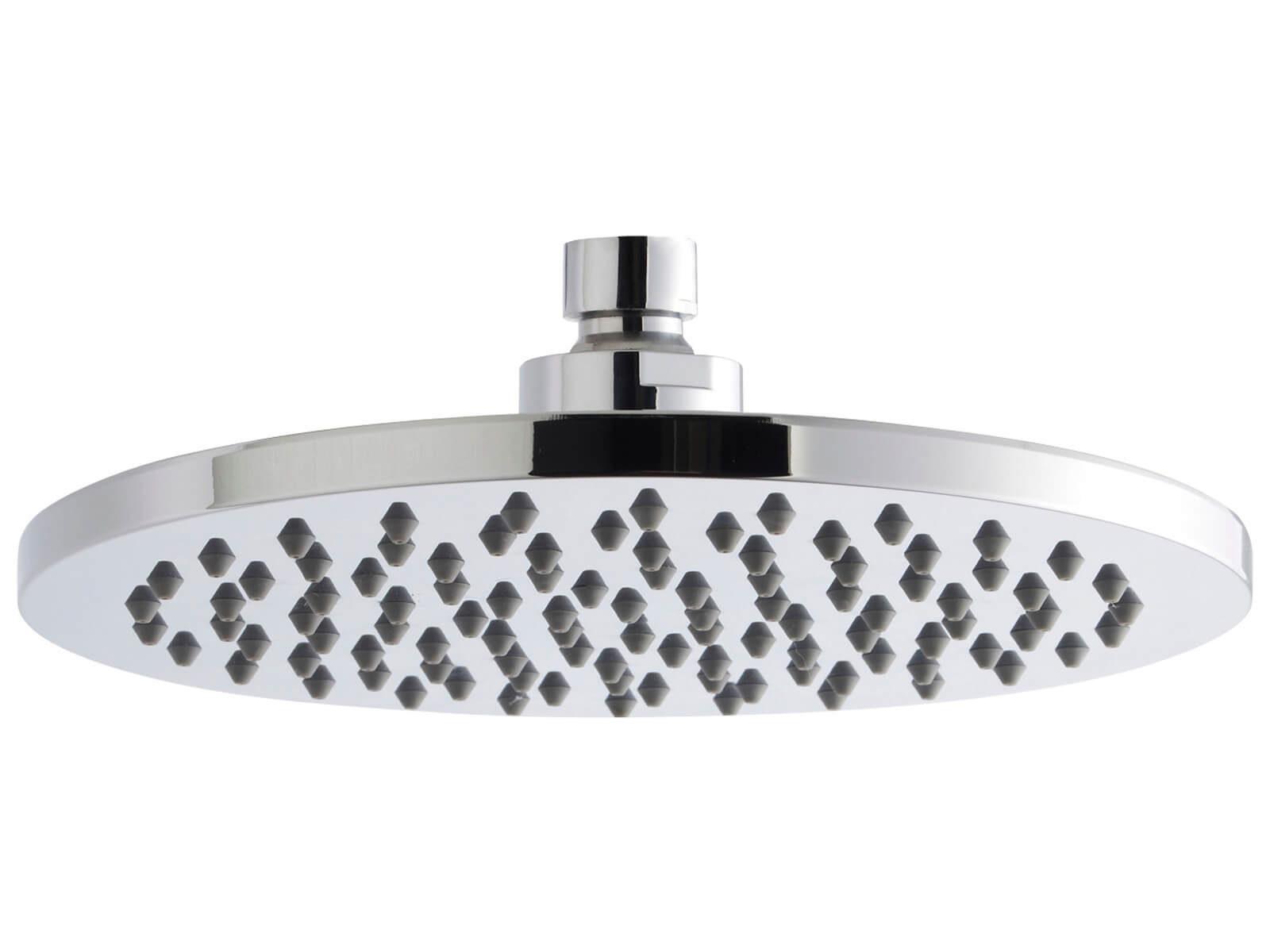 Nuie Brass and ABS Fixed Shower Head - Chrome - 200 x 200mm