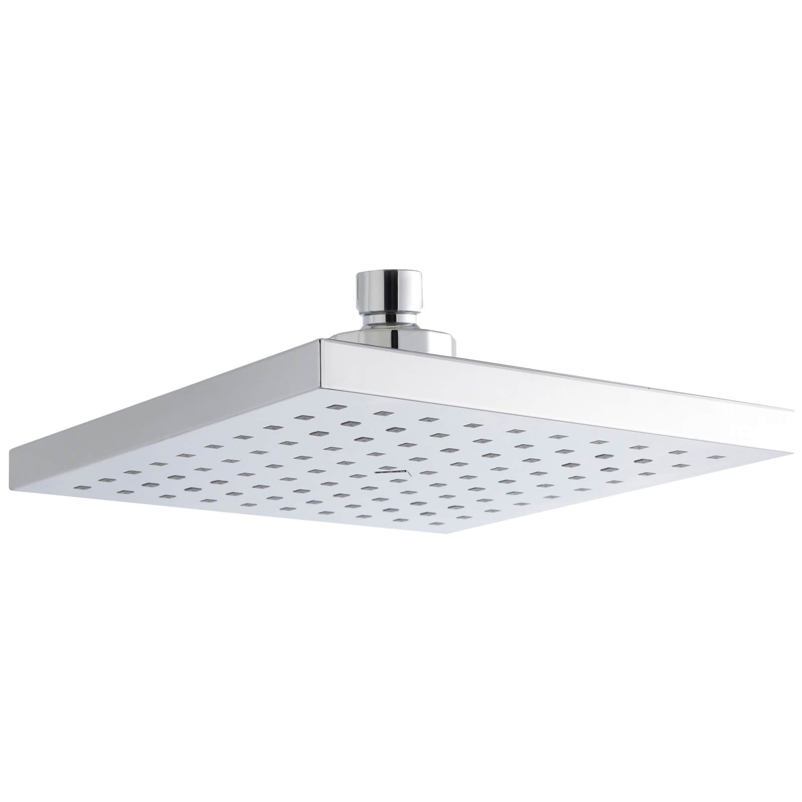 Nuie Brass and ABS Fixed Shower Head - Chrome - 200 x 200mm