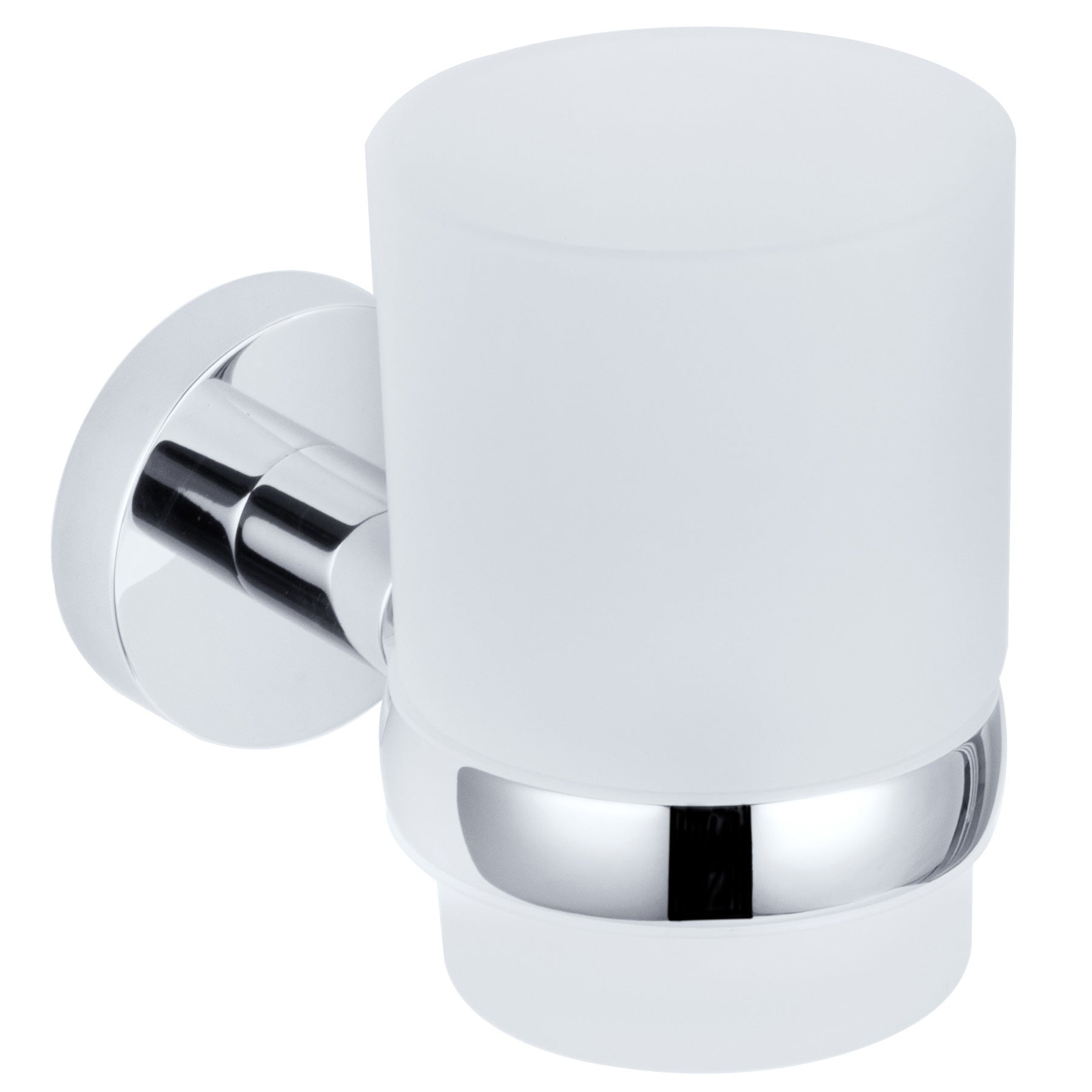 Tuskan Tiles JTP Florence wall-mounted tumbler holder with sleek design and mounting hardware, perfect for bathroom organization.
