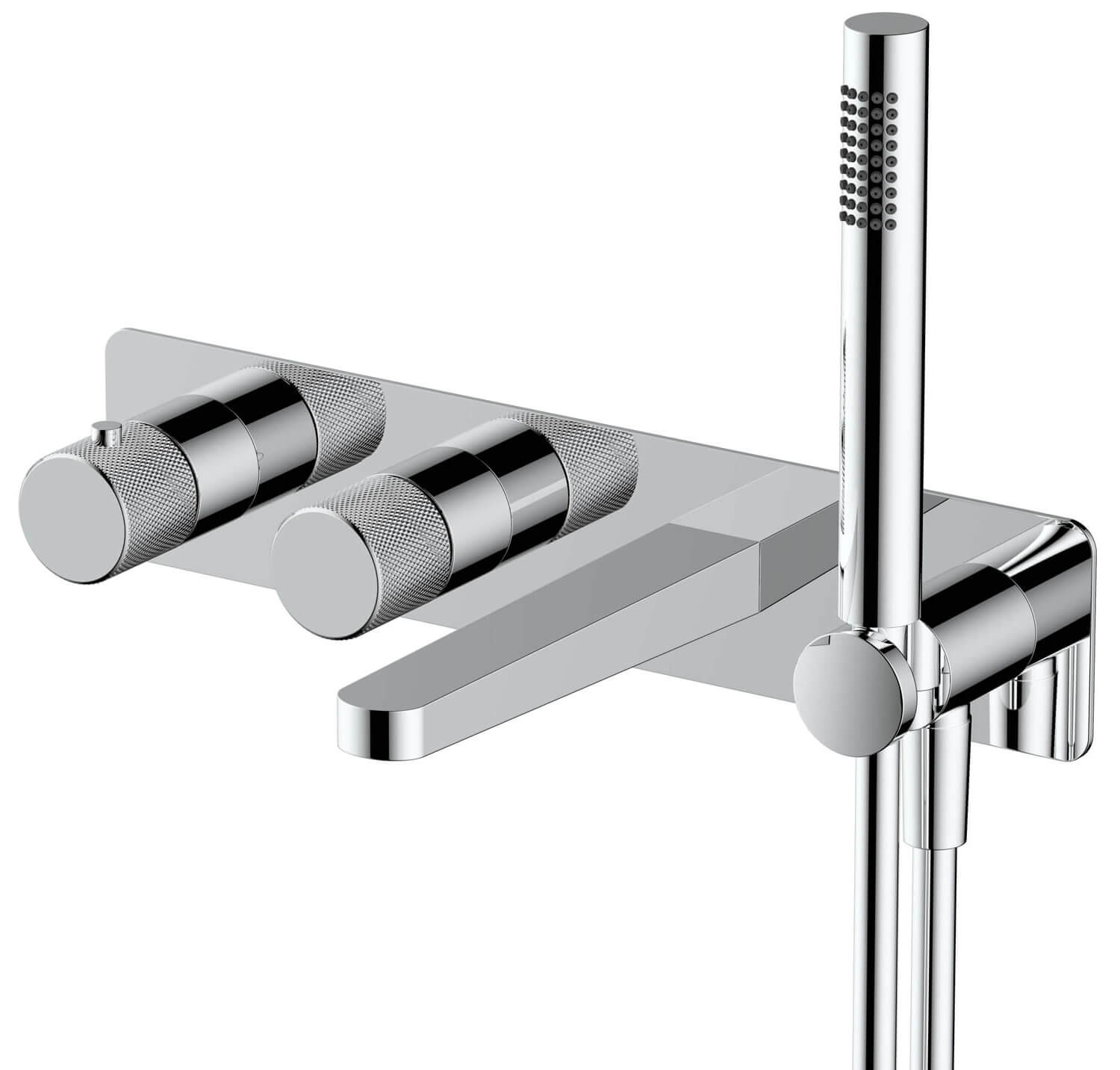 RAK Amalfi Concealed Thermostatic Valve with Shower Handset - 2 Outlet - 2 Control