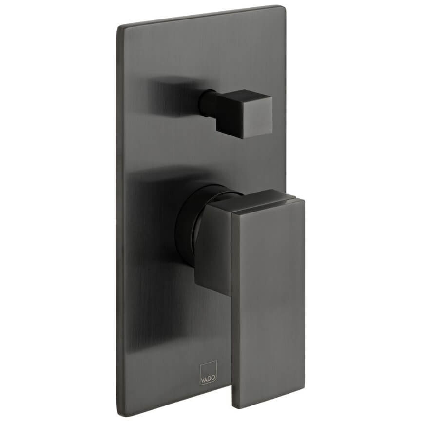Vado Individual Notion Concealed Manual Shower Valve - 1 Control - Flat Lever Handle