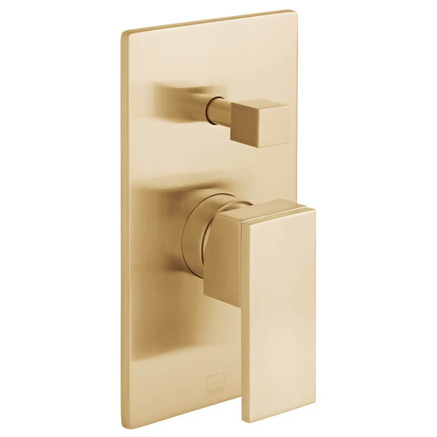 Vado Individual Notion Concealed Manual Shower Valve - 1 Control - Flat Lever Handle