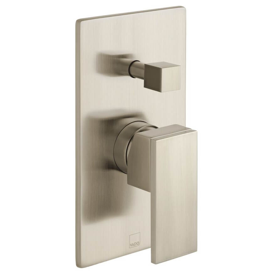 Vado Individual Notion Concealed Manual Shower Valve - 1 Control - Flat Lever Handle