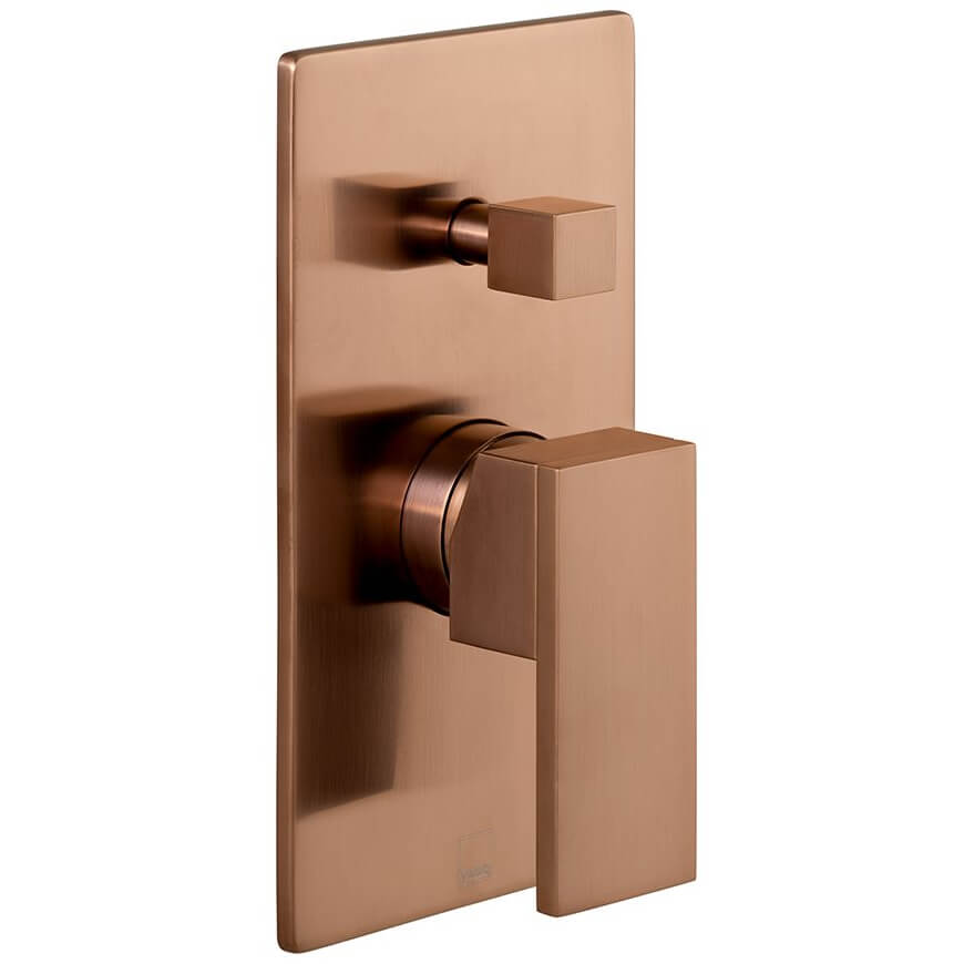 Vado Individual Notion Concealed Manual Shower Valve - 1 Control - Flat Lever Handle