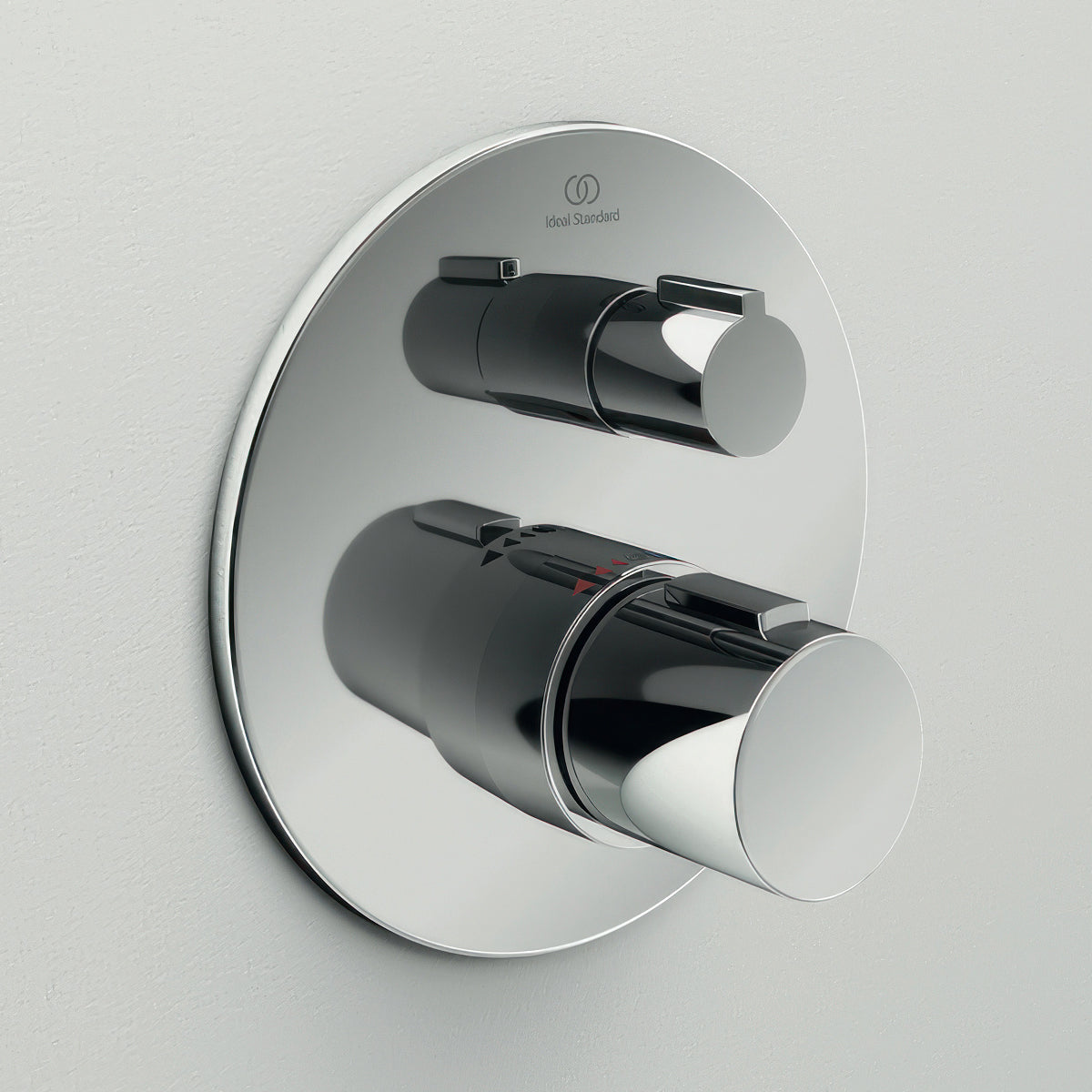 Ideal Standard Ceratherm-T100 Round Concealed Thermostatic Shower Valve - 2 Control