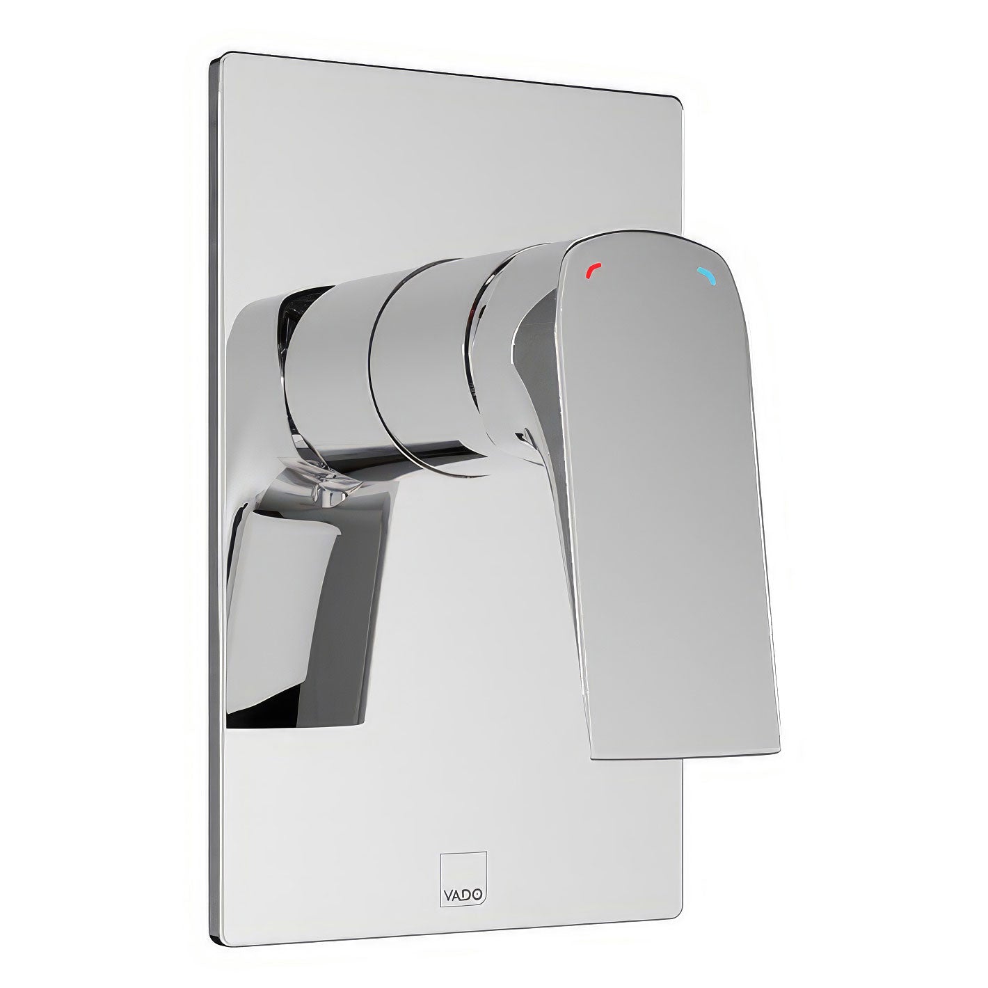 Vado Cameo Contemporary Concealed Manual Shower Valve - Rectangular Trim - 1 Control
