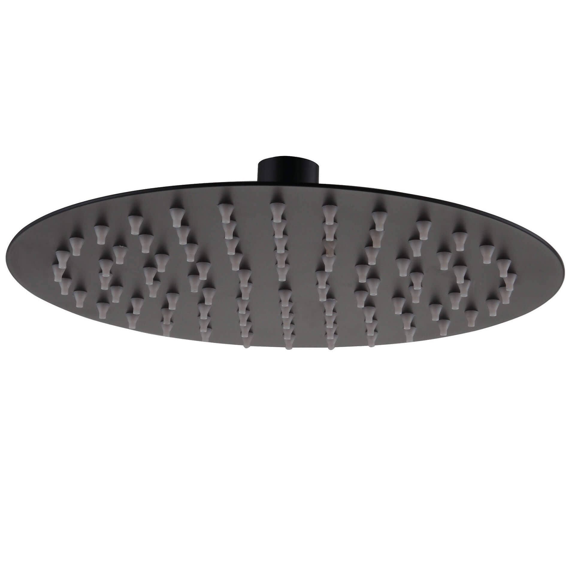 RAK Black Ultra-Slim Fixed Shower Head - 1 Spray Mode - 250 x 250mm