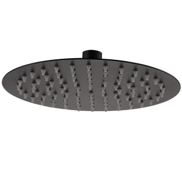 RAK Black Ultra-Slim Fixed Shower Head - 1 Spray Mode - 250 x 250mm