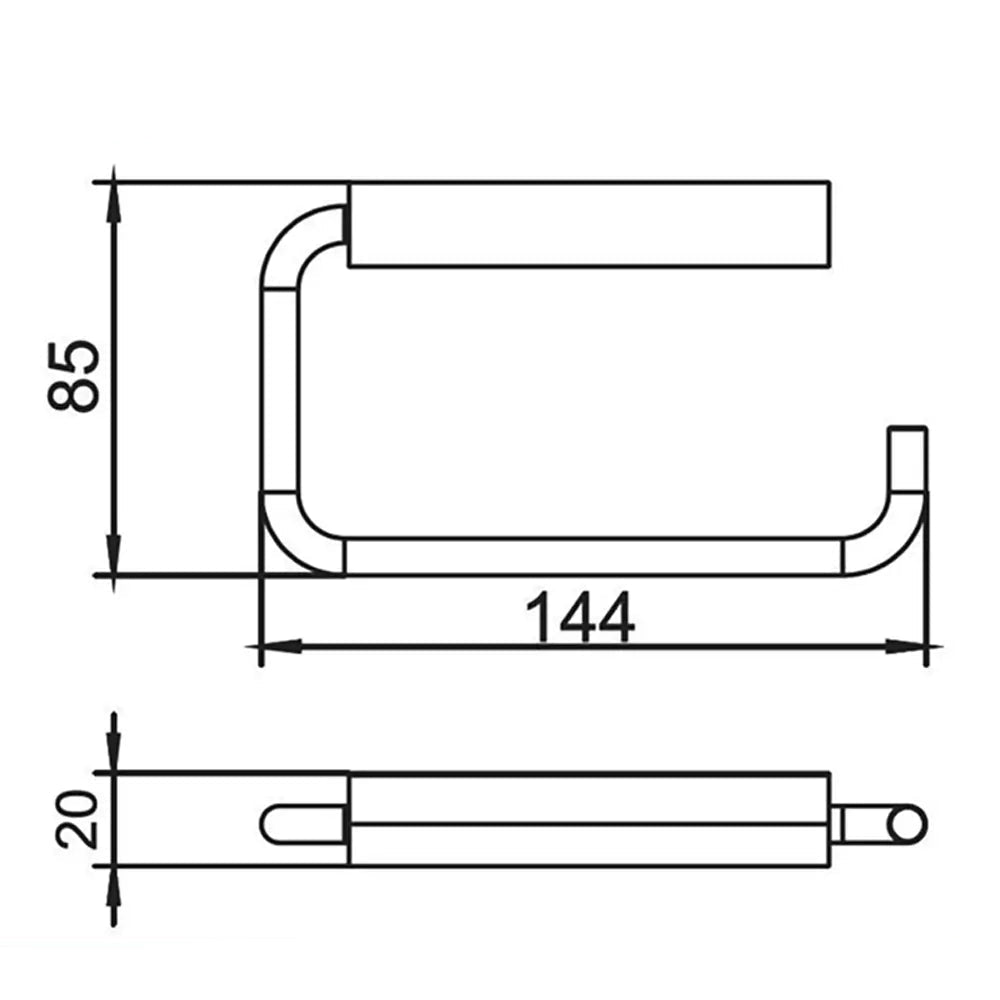 JTP Florence Chrome Toilet Paper Holder