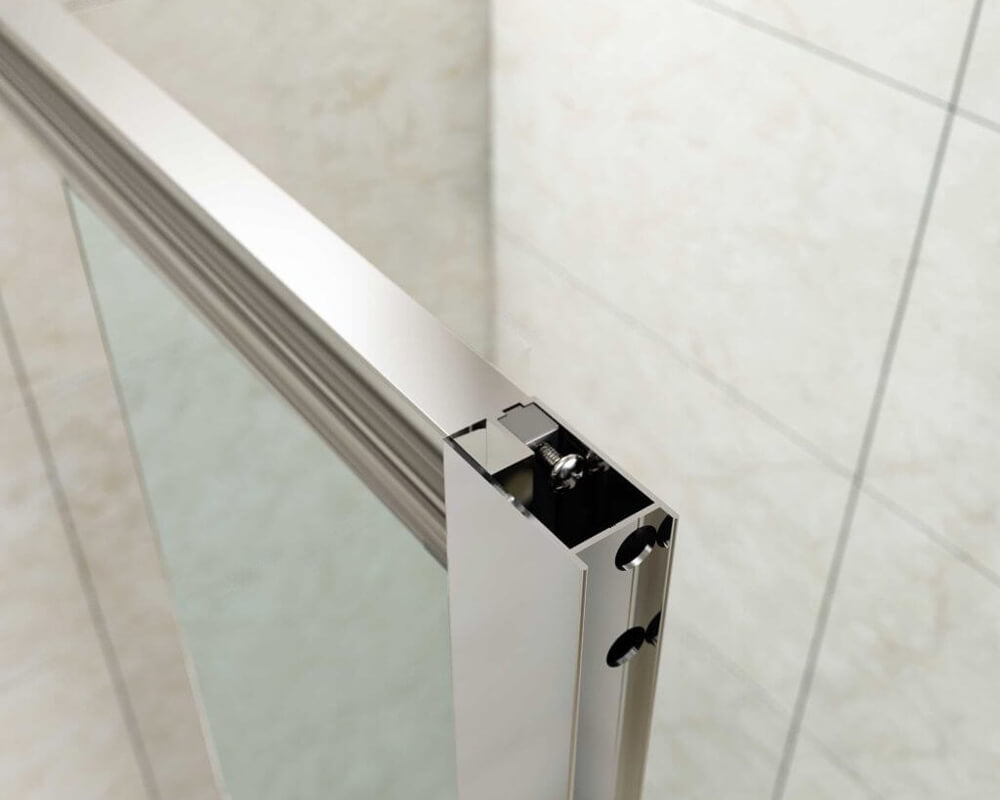 Merlyn MBOX Loft Height Bifold Shower Door - Reversible - Aluminium Frame