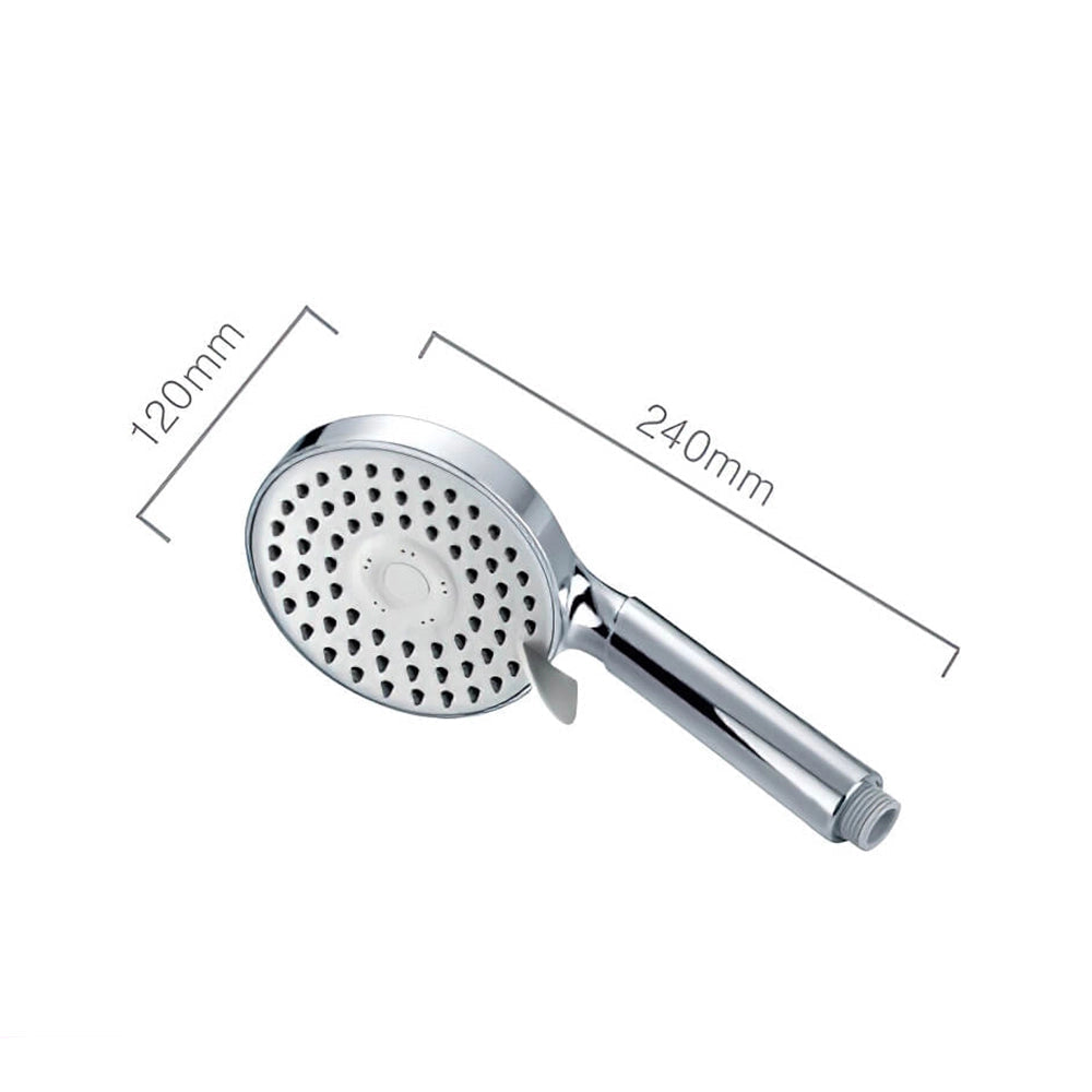 Imex Essence Round Chrome Shower Handset - Three Spray Modes