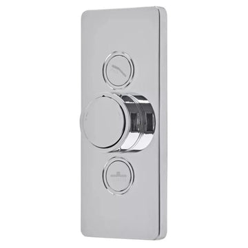 Tavistock Axiom Concealed Thermostatic Shower Valve - Rectangular Trim - 3 Control