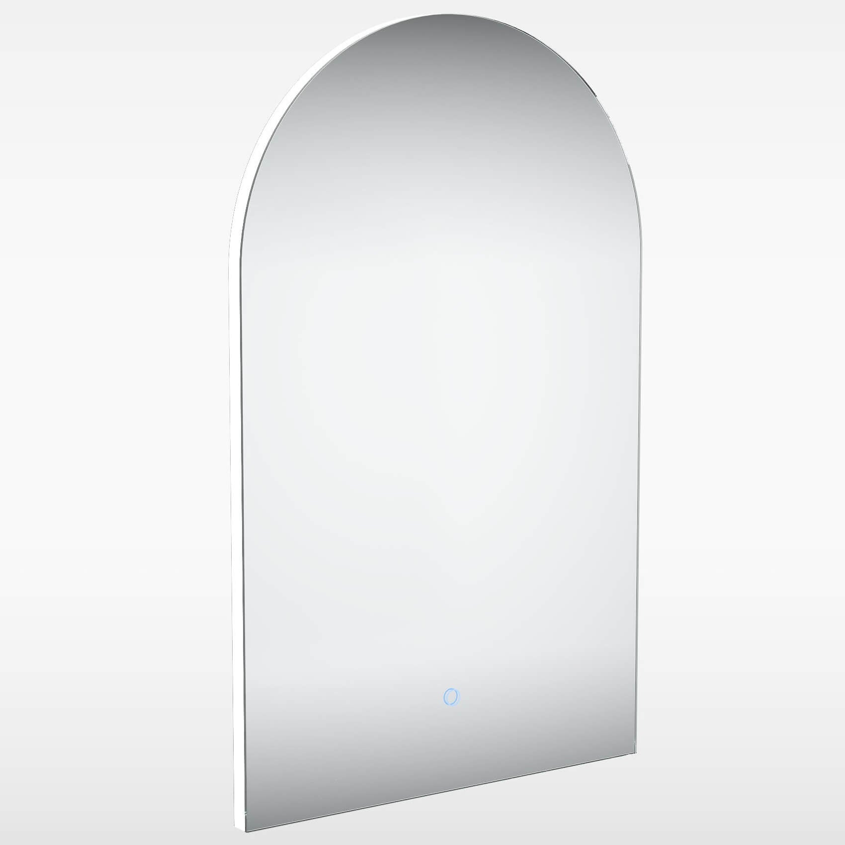 Sensio Luna Arch LED Backlit Mirror with Demister Pad - 500 x 800mm