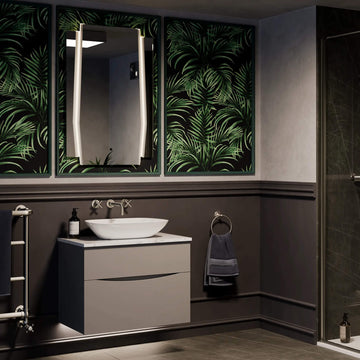 Sensio Gatsby Art Decor Frontlit LED Mirror with Demister Pad - 600 x 900mm