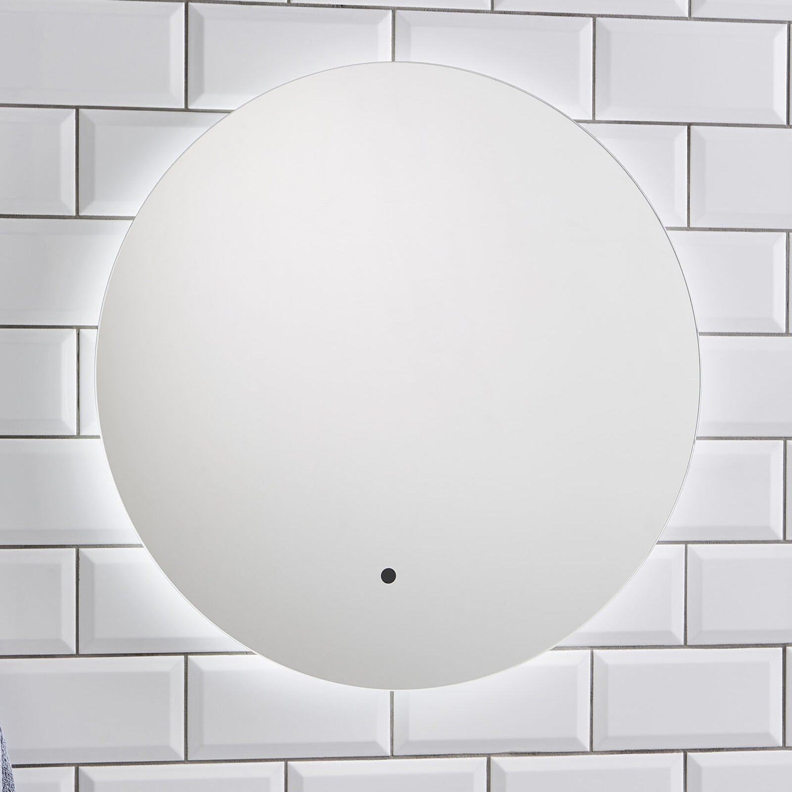 Kartell K-Vit Tucson Backlit LED Round Mirror with Demster Pad - 600 x 600mm