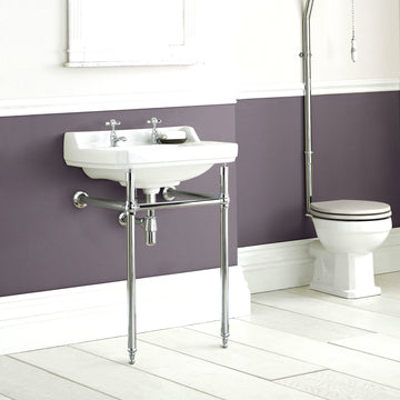 Hudson Reed Richmond Chrome Adjustable Washstand
