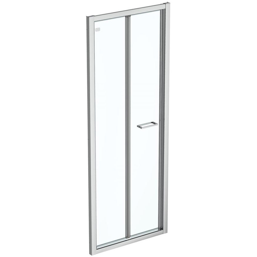 Ideal Standard Connect-2 Bifold Shower Door with Handle - Aluminium Frame