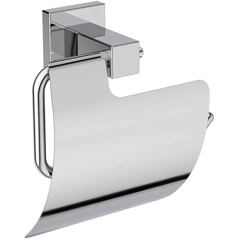 Ideal Standard IOM Square Toilet Roll Holder With Cover