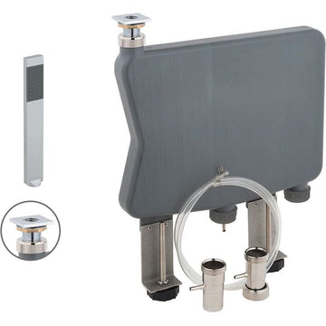 Vado Notion Square Polished Chrome Handset with Capsule Kit - Single Spray Mode