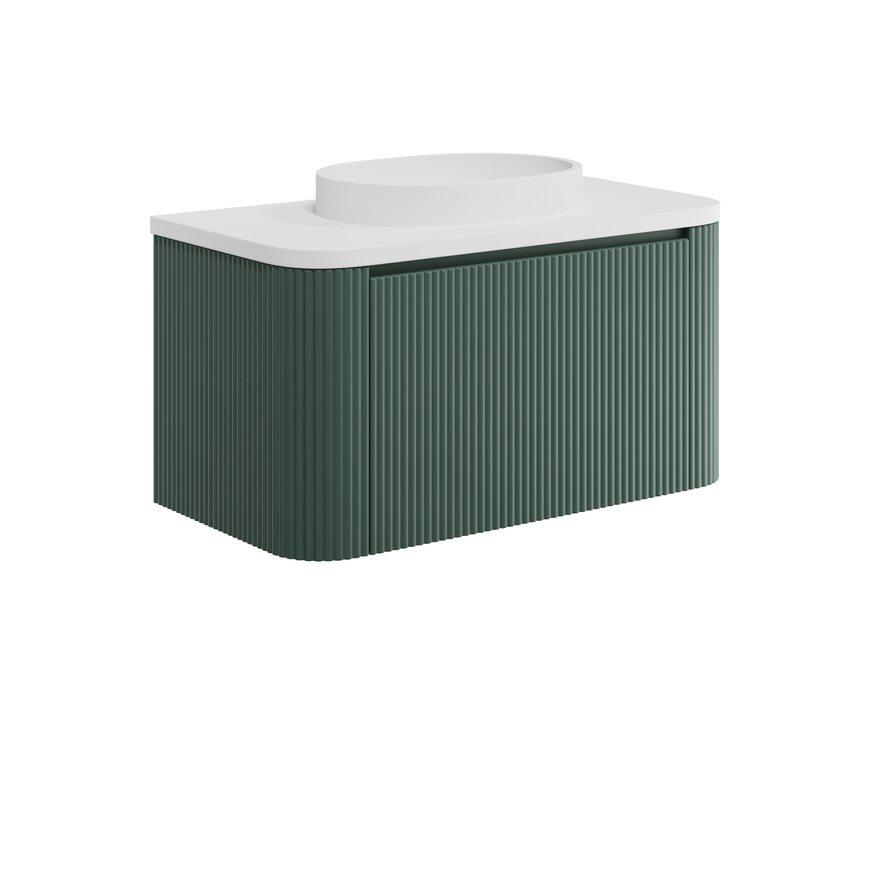 Linear 900 Vanity Unit with One Piece Basin