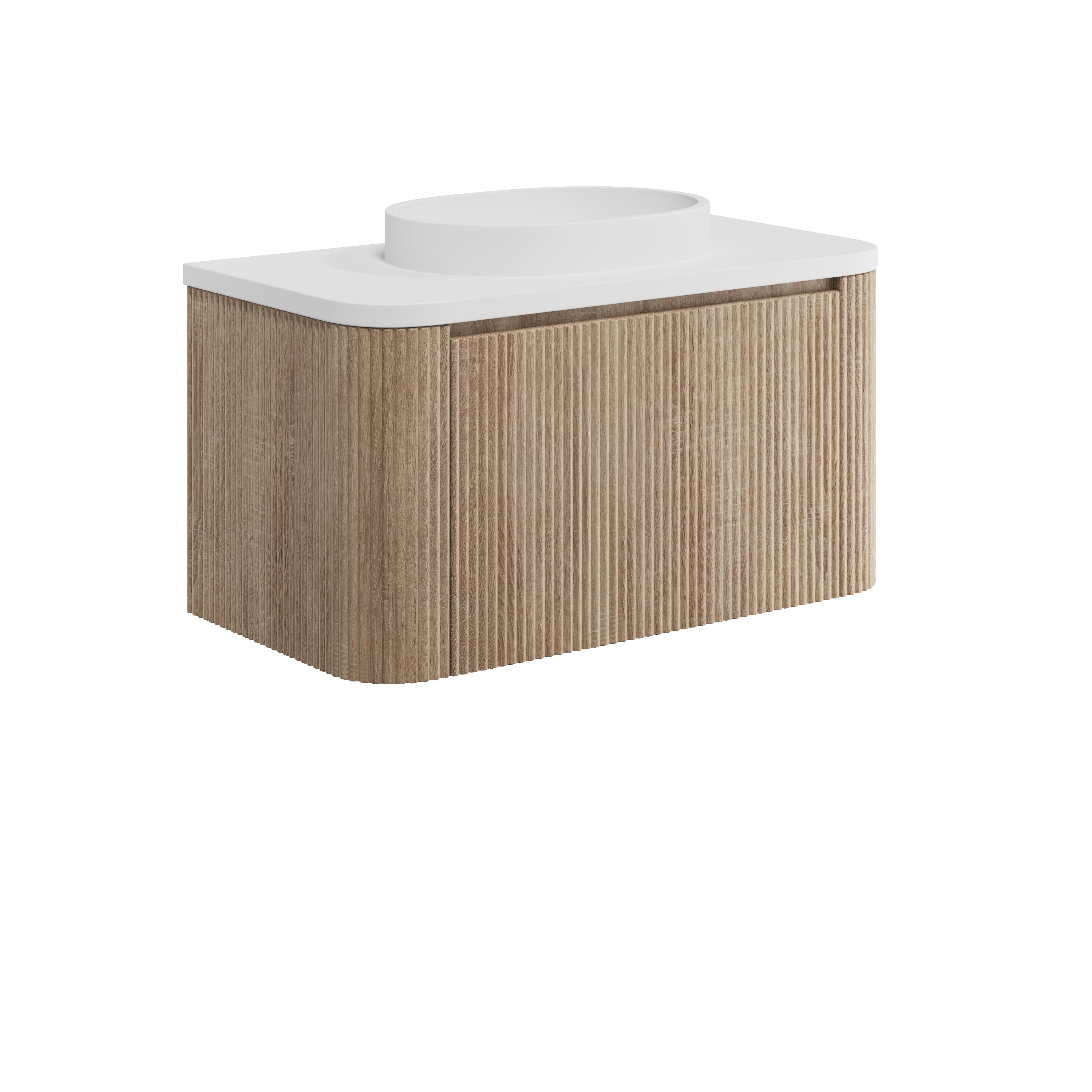 Linear 900 Vanity Unit with One Piece Basin