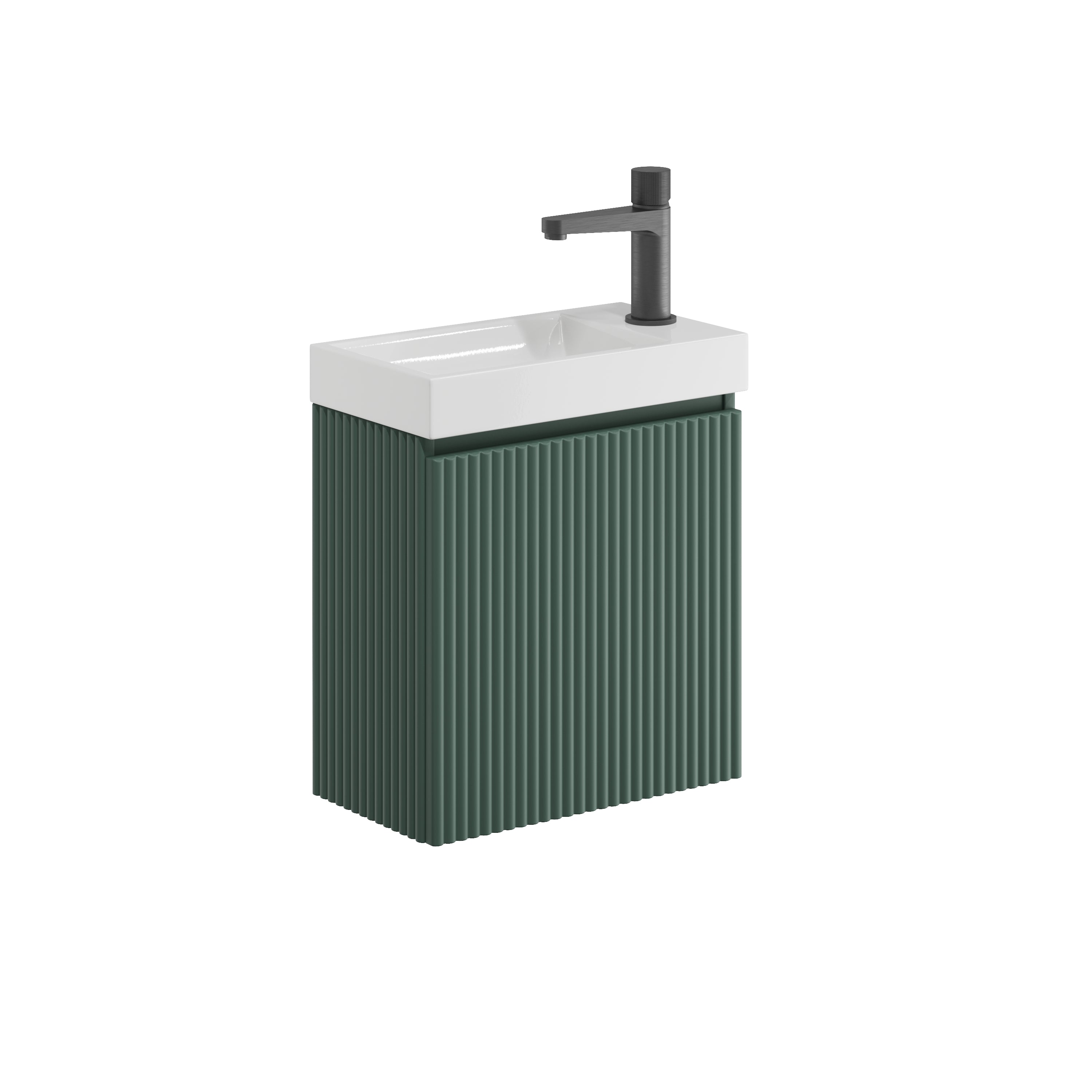Linear Cloakroom Vanity Unit with Basin