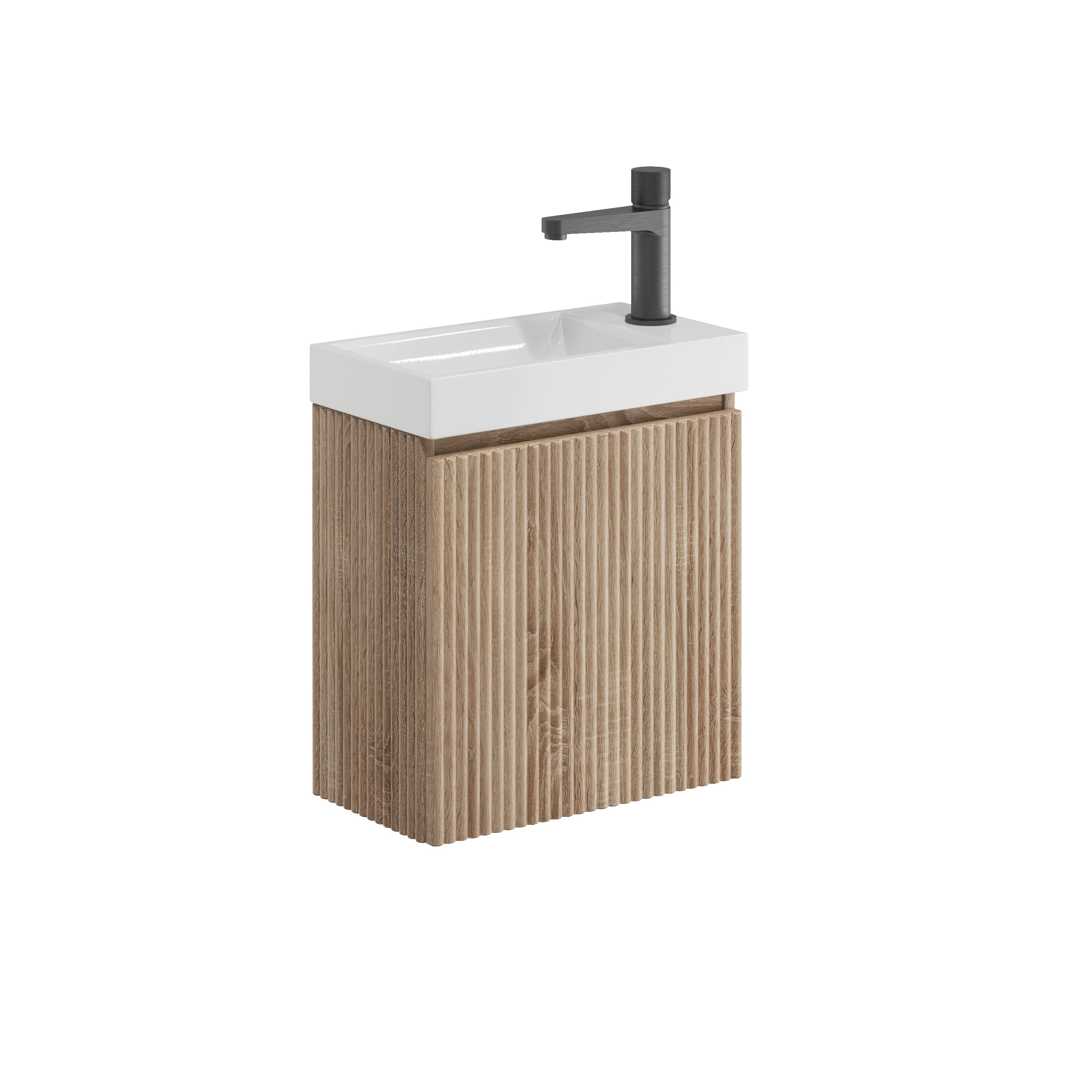 Linear Cloakroom Vanity Unit with Basin