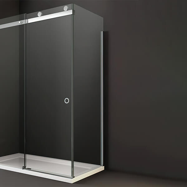 Merlyn 10-Series Frameless Enclosure Side Panel Only - Mershield Stayclear Coated - 760mm Wide