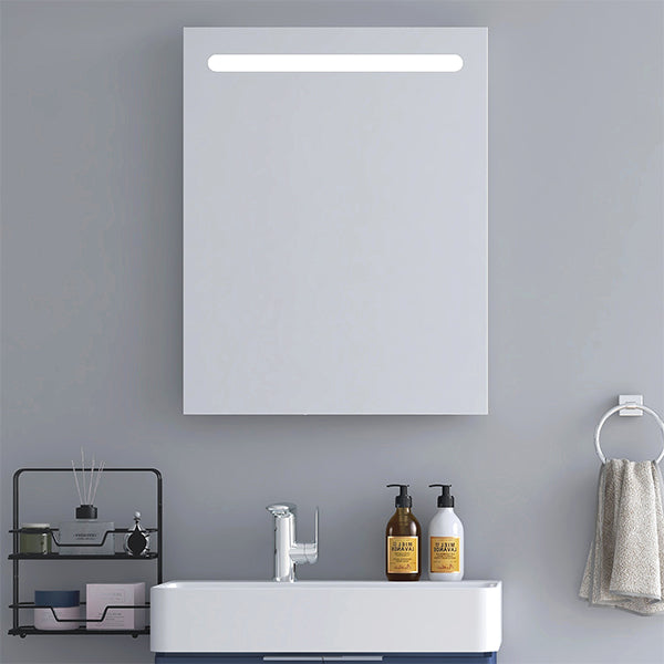 Imex Blade Rectangular Illuminated Frontlit LED Mirror with Demister Pad - 750mm High
