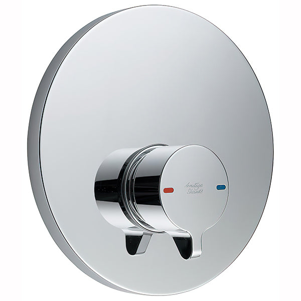 Armitage Shanks Contour-21 Chrome Round Concealed Manual Shower Valve - Self-Closing